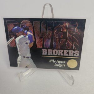 Mike Piazza 1994 Power Brokers Leaf Insert # 6 of 10